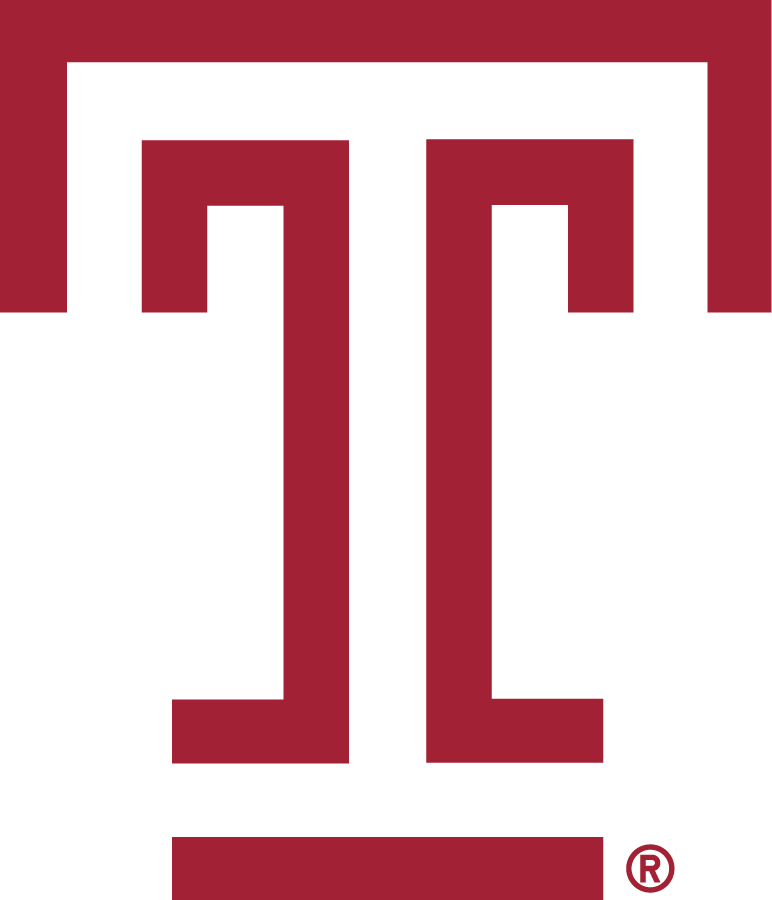 Temple Owls 2020-Pres Primary Logo t shirts iron on transfers